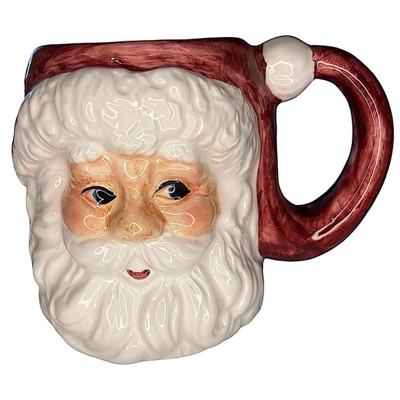 1988 EXCLUSIVELY FOR LOTUS Santa Claus Mugs Set Of 4 - Picture 4 of 9